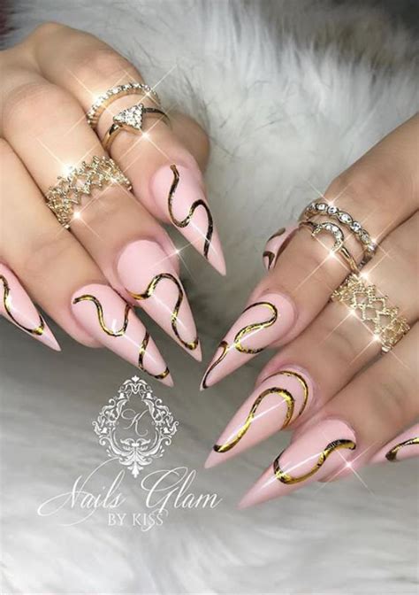 57 Special Stiletto Nails Art Designs Idea For Spring And Summer In