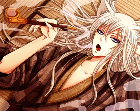 All Male Animal Ears Cropped Japanese Clothes Kamisama