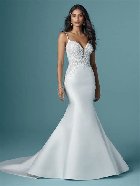 Mikado Mermaid Wedding Dress That Fits And Flatters Your Favorite