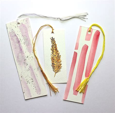 Watercolor Whimsy Diy Watercolor Bookmarks