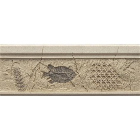 Stone Fish Beige 12cm X 33cm Border Tile