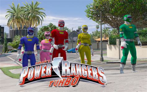 Power Rangers Turbo Add On Peds Gta5