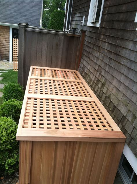 If you're looking for a quick way to cover your unsightly air conditioning unit, pallets are the way to go. Custom Built AC Unit Cover | Air conditioner hide, Outdoor ...