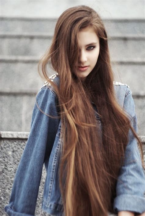 Very often long hair is the main decoration of a girl. | Long hair styles, Long hair pictures, Really long hair