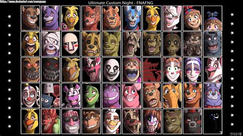 Fnafngultimate Custom Night By Namygaga On Deviantart