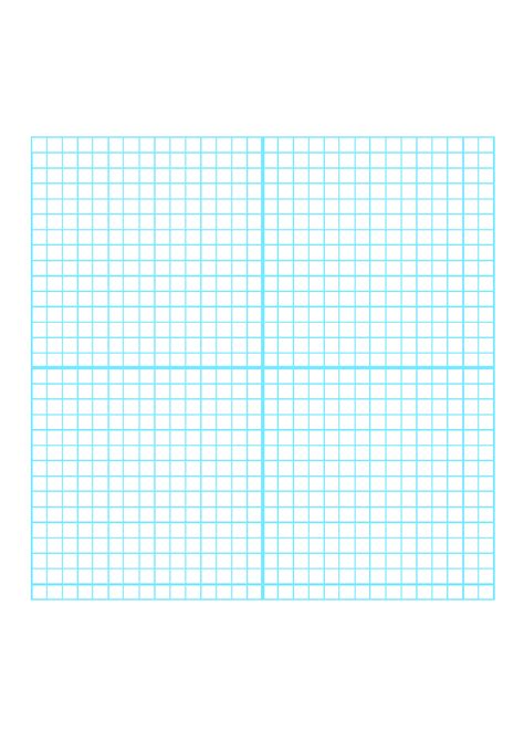 Numbered Four Quadrant Grid 30x30 Free Download