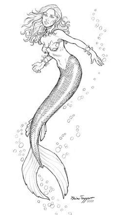 Sketch Of A Mermaid For A Tattoo Flash Sheet We Are Producing In The Studio It Seems Like All I