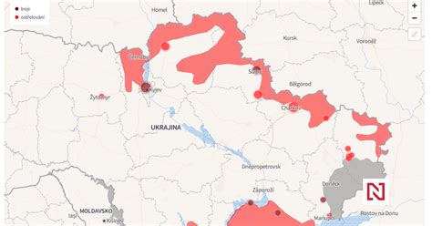 Mapa Aktuální Situace Ve Válce Na Ukrajině
