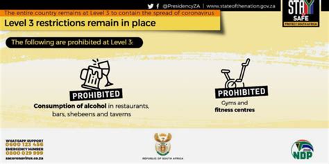 South african now on alert level 2. New level 3 lockdown rules - What you can and cannot do