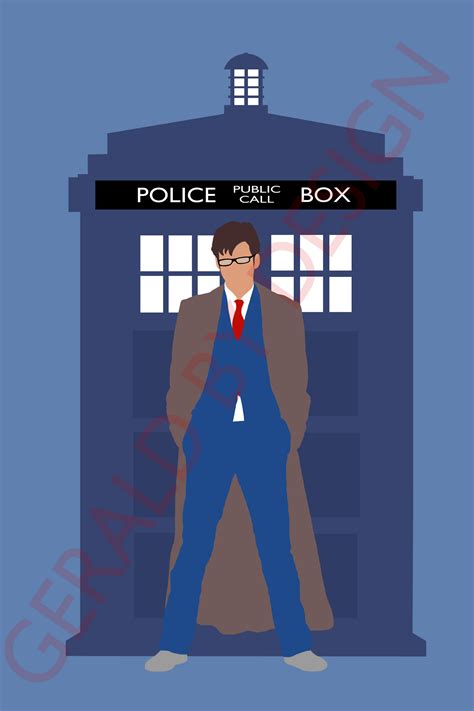 Tenth Doctor Poster Ive Been Working On Zoom In When Zoomed Out It