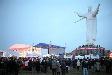 Jesus Statue Worlds Largest Consecrated In Poland