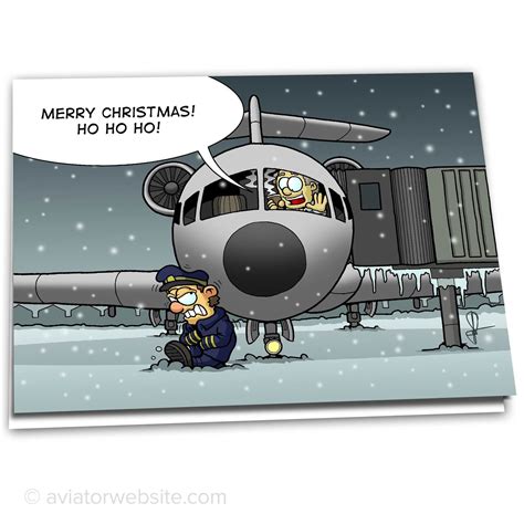 Aviation Christmas Card Merry Christmas First Officer 10 Cards