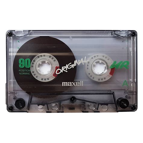 maxell ur90 original ferric blank audio cassette tapes retro style media