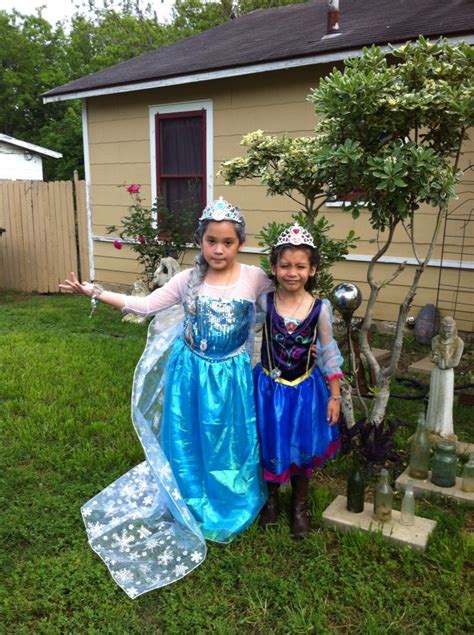 Elsa And Anna Frozen Costume Dress Up Fashion