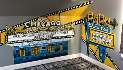 Movie Mural By Josh Wallace Mural Movie Themes Movies