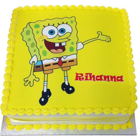 Spongebob Squarepants Birthday Cake Flecks Cakes