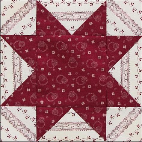 Civil War Quilts Stars In A Time Warp 39 Claret Red