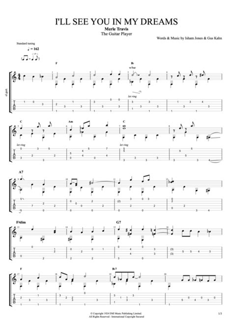 My dad, valeriy yarushin is my bass player in this band. I'll See You in My Dreams by Merle Travis - Full Score ...