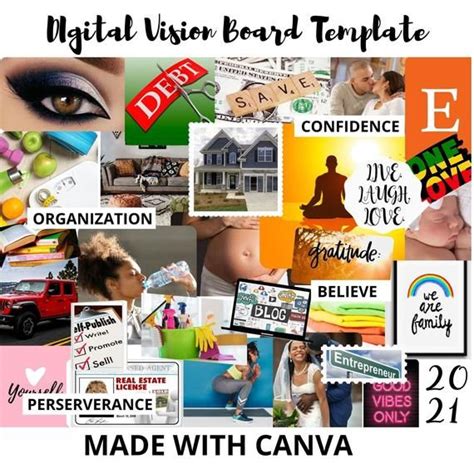 2023 Vision Board Kit Goals For The Year Artofit