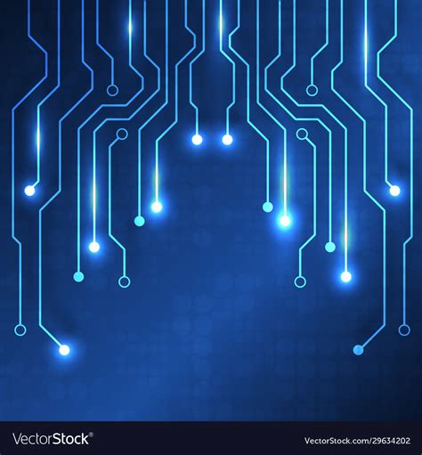 Circuit Board Technology Background Royalty Free Vector