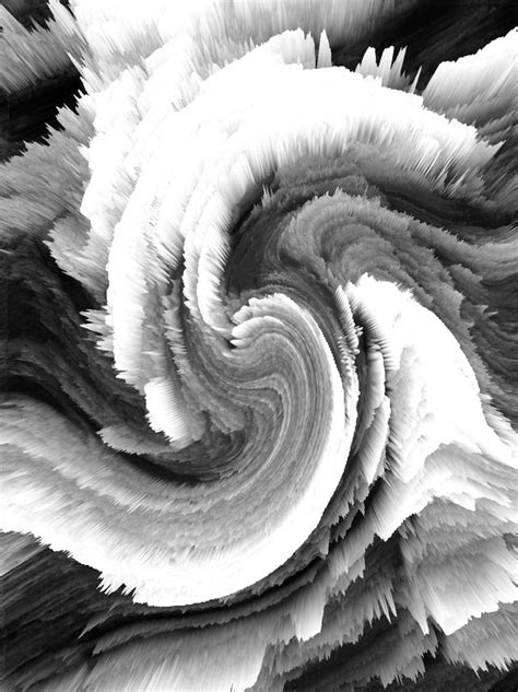 3d Black Swirl And White Ash Background Wallpaper Image For Free