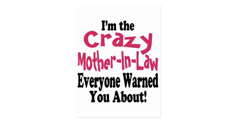 Crazy Mother In Law Postcard