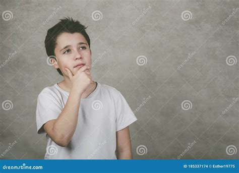 Thoughtful Kid Stock Photo Image Of Confusing Dreams 185337174