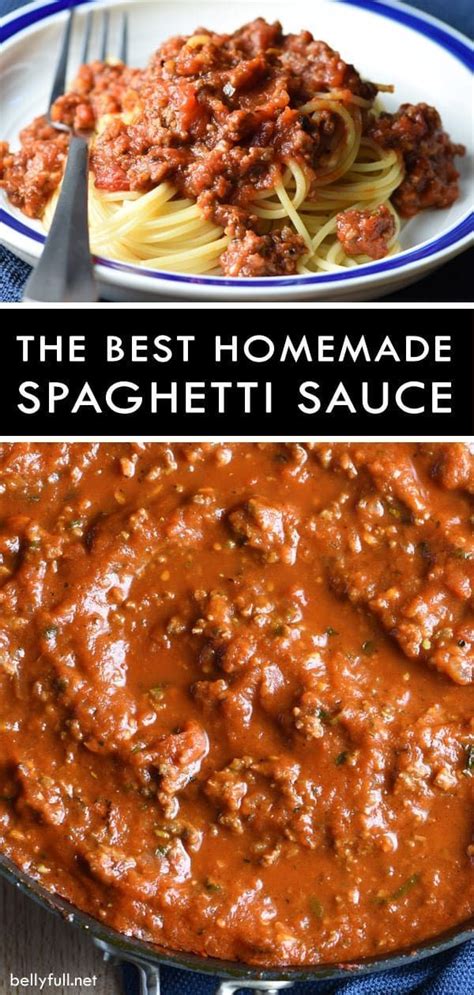 Watch how to make this recipe. The Best Homemade Spaghetti Sauce | Recipe | Best homemade spaghetti sauce, Homemade spaghetti ...