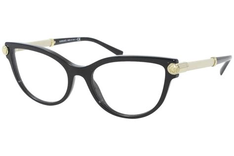 versace v rock ve3270qa 5299 eyeglasses women s black optical frame 54mm