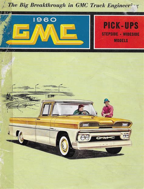 Front Page Pg 1 Of 8 Of Original Canadian 1960 Gmc Truck Brochure