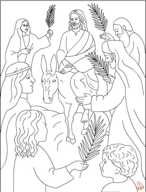 Palm Sunday Coloring Pages Engaging And Educational Activities For Kids