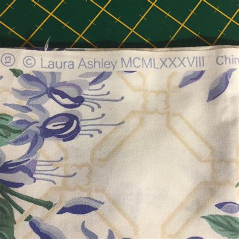 Reduced Large Laura Ashley Discontinued Fabric Remnant Etsy