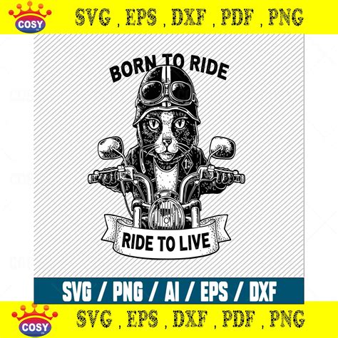 Born To Ride Svg Live To Ride Svg Motorbike Svg