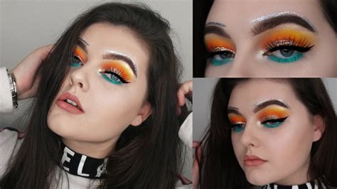 Orangeyellow Glam Makeup Youtube