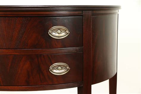 Y is the smallest integer that is not less than x. Mahogany Vintage Hepplewhite Demilune Half Round Hall Console Cabinet #31072