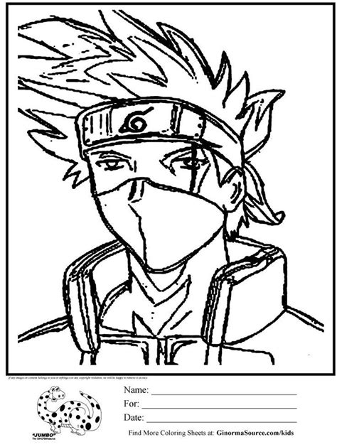 Coloring Pages Naruto 221 Svg Png Eps Dxf In Zip File