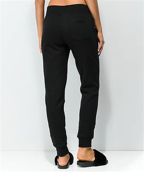 Champion Reverse Weave Black Sweatpants Zumiez