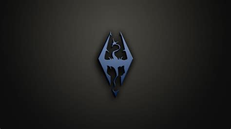 Silver Dragon Logo The Elder Scrolls V Skyrim Logo Video Games Hd