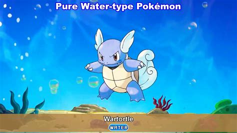 Water Type Pokemon All Pokemon Gen 1 Gen 8 Youtube