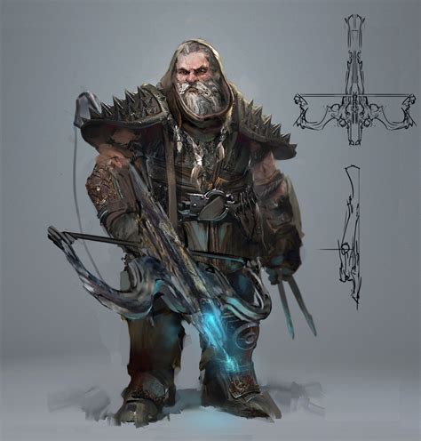 Artstation Goony Dwarves Krzysztof Moszczynski Fantasy Dwarf