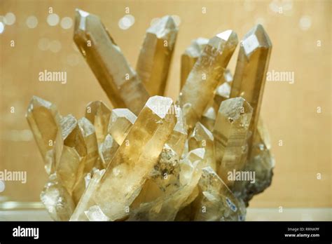 Formation Of Quartz Crystals Stock Photo Alamy