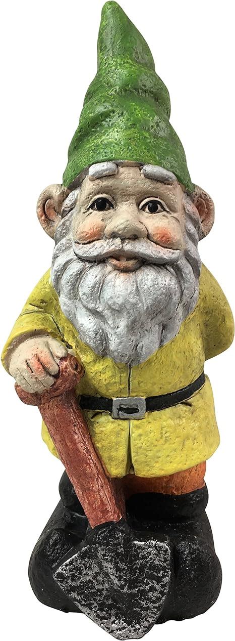 Amazon Com Hand Painted Antique Looking Concrete Garden Gnome With