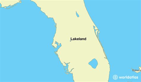 Where Is Lakeland Fl Lakeland Florida Map