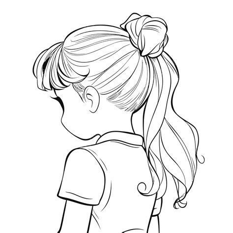 Pony Tail Coloring Pages