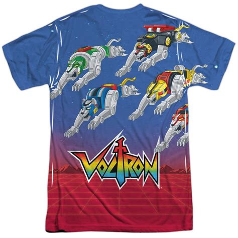 Voltron Form Voltron Sublimated Front And Back T Shirt