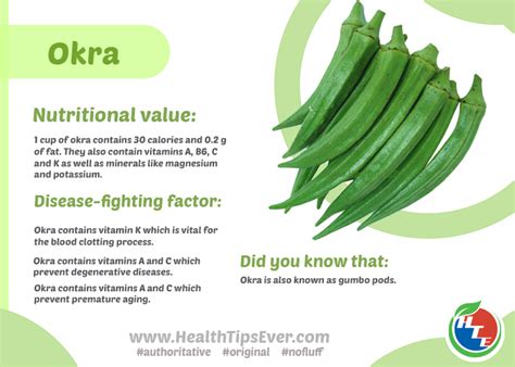 Health Benefits Of Okra Health Tips Ever Magazine