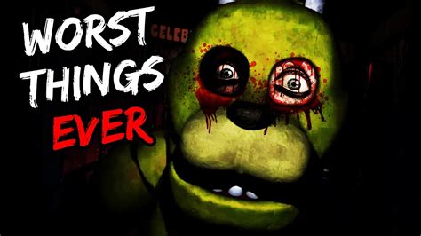 Top 10 Fnaf Worst Things About Springlock Failures Youtube