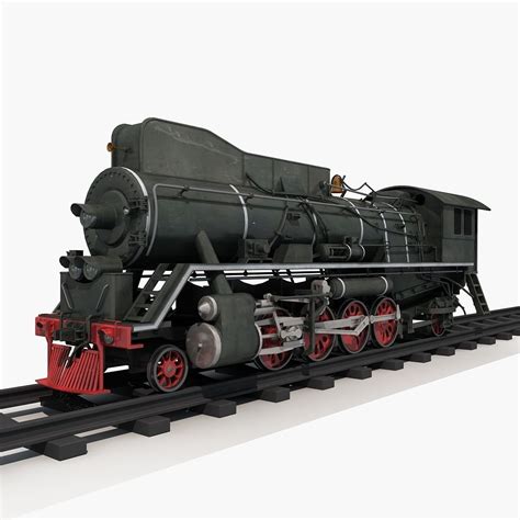 3d Steam Train Cgtrader