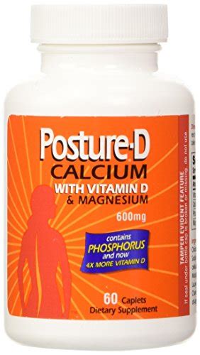 Дефицит витамина d у взрослых: Posture-d Calcium Supplement with Vitamin D600mg-60ea ...