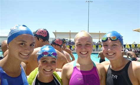 Swim Top 8 Girls Results From Foothill Swim Games Orange County Register
